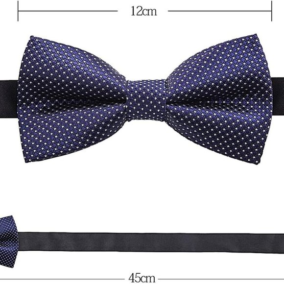 8 PACKS Elegant Adjustable Pre-tied Bow Ties for Men Boys 1&4&5&6&8 Pack for opt - Picture 6 of 7